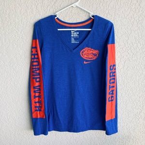 Chomp with gators Nike long sleeve tee